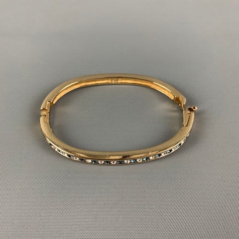 SWAROVSKI Gold Blue White Crystal Bracelet