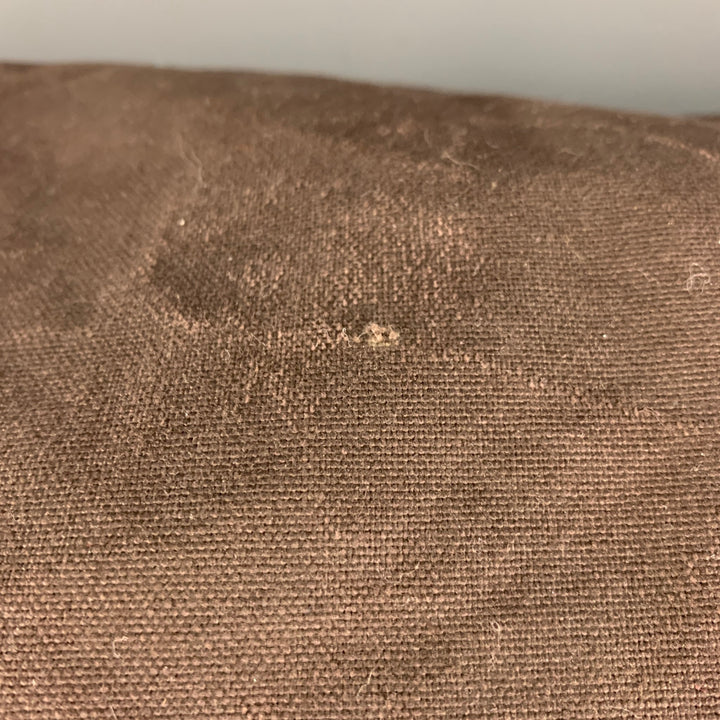 FÁBRICA DE PRODUCTOS DE VIAJE Bolsos mensajeros de cuero de lona marrón