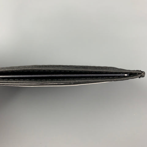 DUNHILL Black Pebble Grain Card Case
