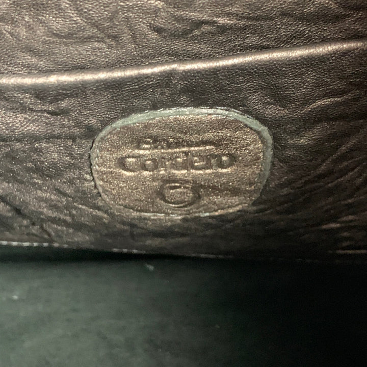 CALLEEN CORDERO Silver Grey Studded Leather Hobo Handbag