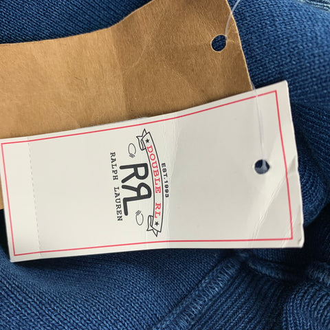 RRL by RALPH LAUREN Size L Indigo Wash Crew-Neck Pullover