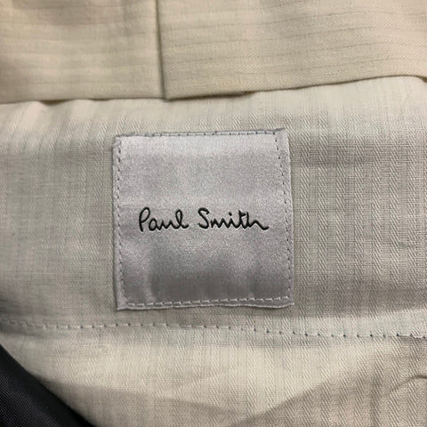 PAUL SMITH Size 38 Navy Wool Notch Lapel Suit