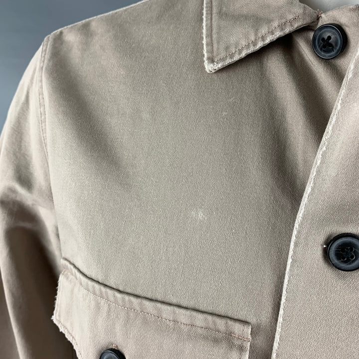 ALLSAINTS Size M Khaki Cotton Two Pockets Jacket