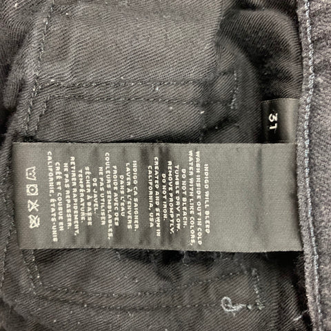 J.BRAND Taille 31 Jean gris en coton à ourlet brut