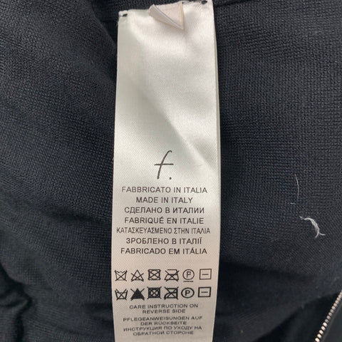 FALCONERI Size S Black Polyester Blend Drawstring Waterproof Jacket