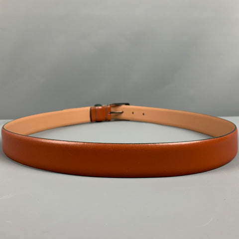 TED BAKER Talla 34 Cinturón de cuero marrón verde