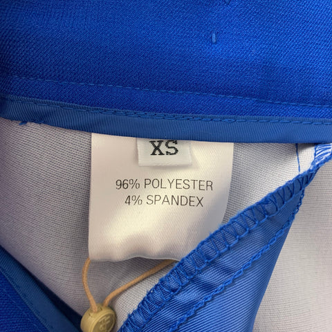 THE FRANKIE SHOP Size XS Cobalt Polyester Pleated Dress Pants