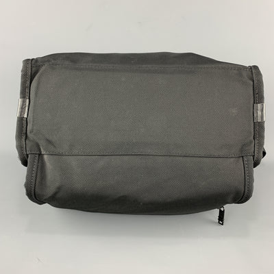 TUMI Black Nylon Canvas Messenger Bag