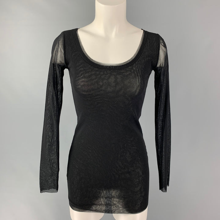 FUZZI Taille S Pull Nylon Noir