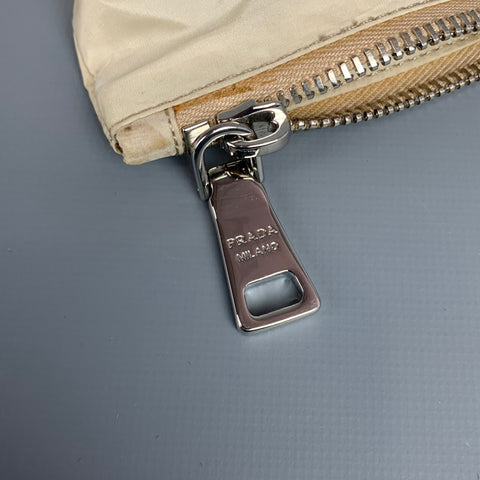 PRADA Beige Nylon Pouch