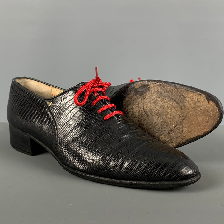 GUCCI Talla 9.5 Zapatos con cordones negros