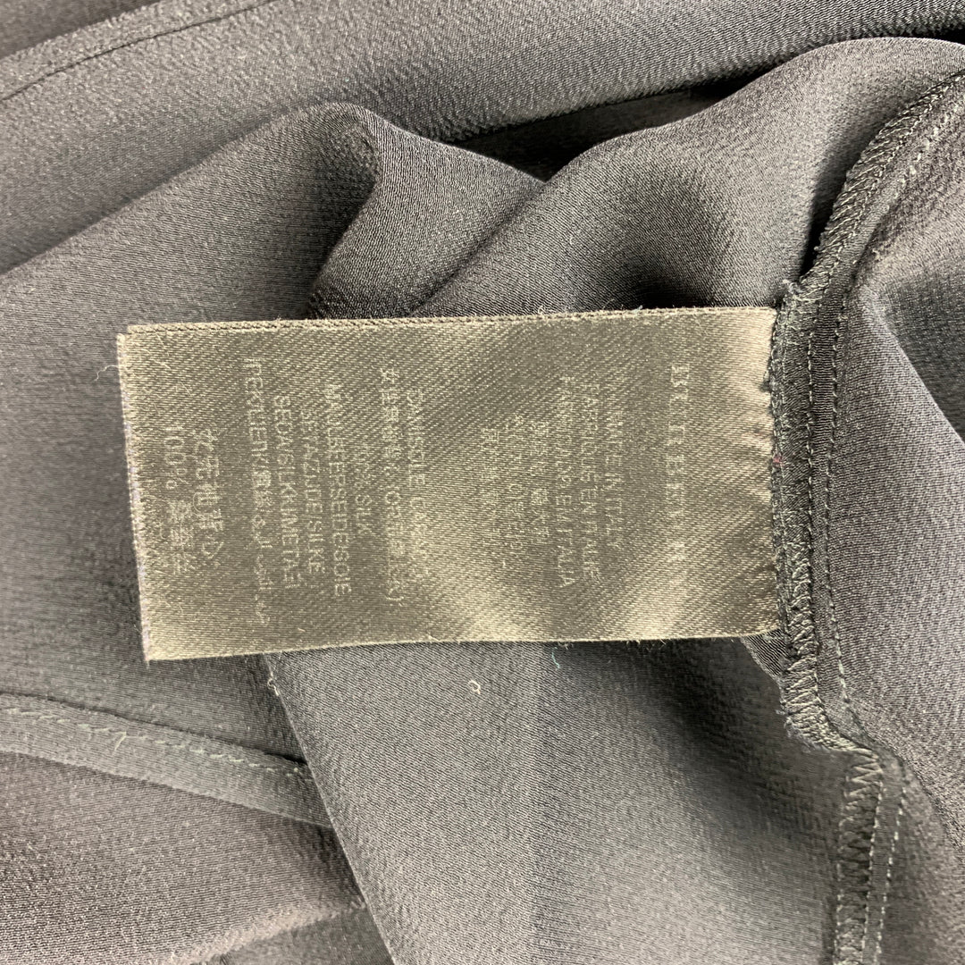 BURBERRY PRORSUM Taille 10 Haut habillé en coton / nylon noir