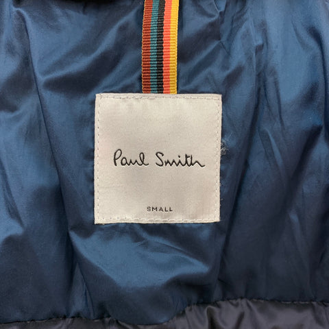 PAUL SMITH Size S Burgundy Quilted Nylon Down Filled Vest