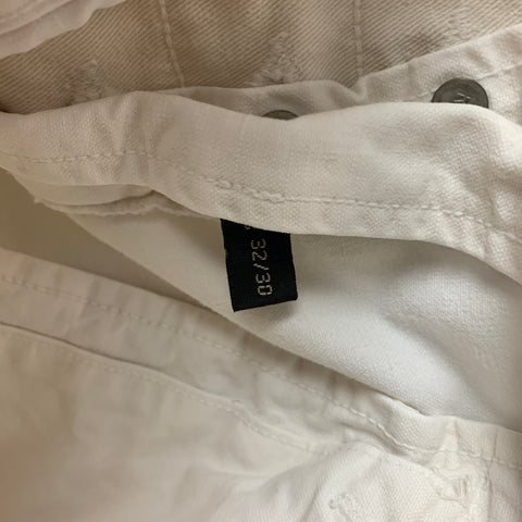 RRL by RALPH LAUREN Size 32 Off White Cotton Casual Pants
