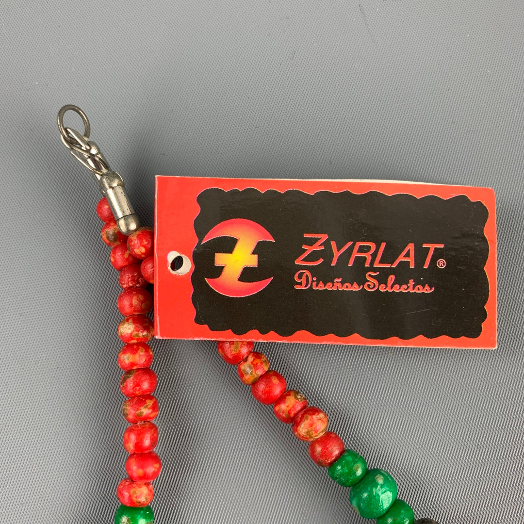 ZYRLAT Red Beaded Necklace