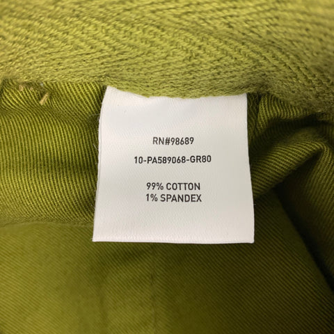 TODD SNYDER Size S Olive Corduroy Cotton Shorts