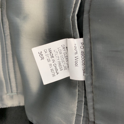CALVIN KLEIN Regular Slim Fit Size 36 Black Wool Tuxedo Suit
