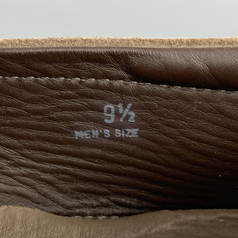 Mocasines tipo driver de ante color topo TOD'S Talla 9.5