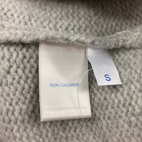 RAEY Size S Grey Heather Cashmere Hooded Sweater