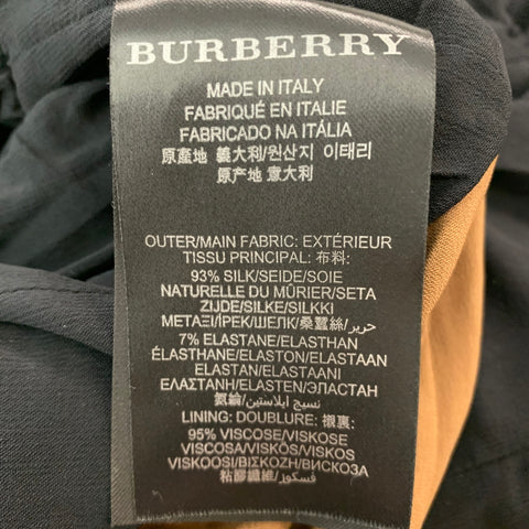 BURBERRY PRORSUM Pre-Fall 2013 Size XS Brown Camel Silk Evening Gown Long Dress