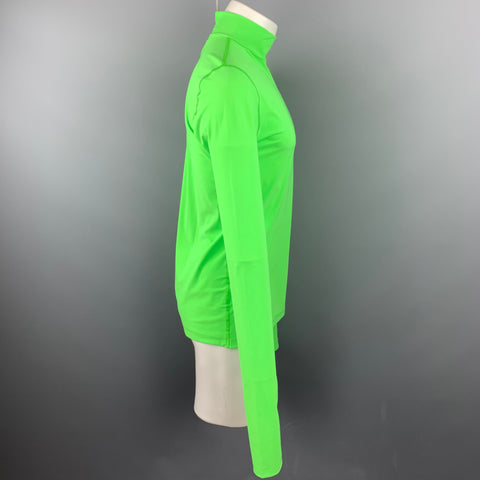 MARCELL VON BERLIN Size S Green Polyester High Collar Pullover Sweater