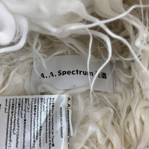 A.A.SPECTRUM Grey Polyester Faux Fur Neck Warmer Scarf