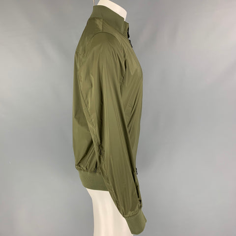 BOGNER Size 40 Olive Polyester Zip Up Jonas Jacket