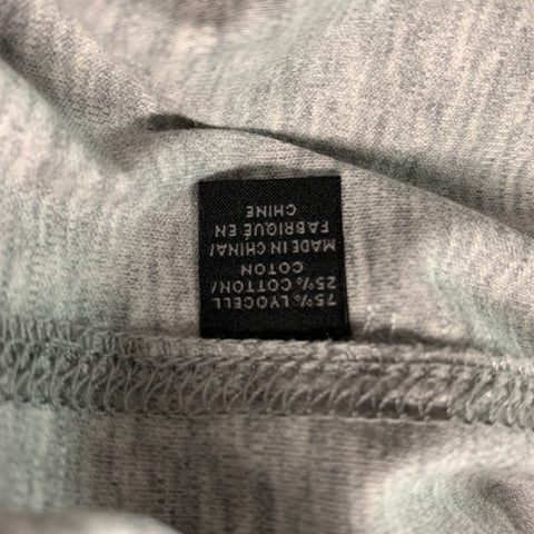 SAKS FIFTH AVENUE Size M Grey Blue Heather Lyocell Cotton Long Sleeve T-shirt