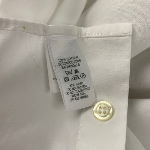 PAUL SMITH Size L White Cotton French Cuff Long Sleeve Shirt