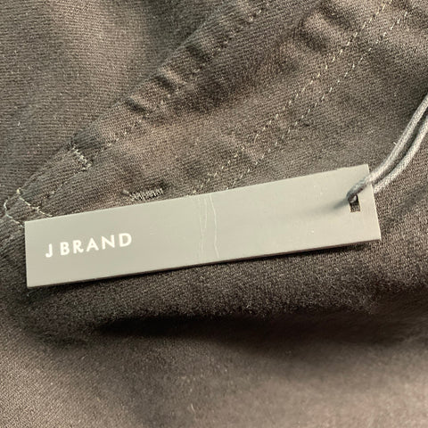 J BRAND Size 29 Black Solid Cotton Elastane Zip Fly Jeans