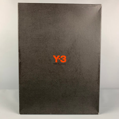 Y-3 par YOHJI YAMAMOTO Taille 12 Baskets basses en tissus mélangés noir et blanc