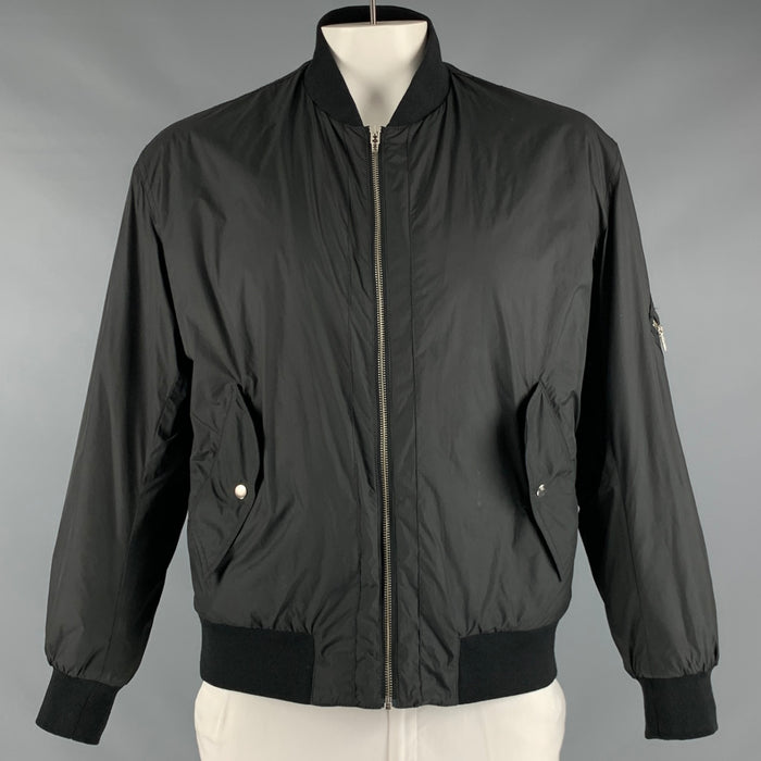 MCQ by ALEXANDER MCQUEEN Size L Black Orange Polyester Jacket