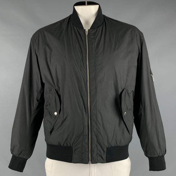 MCQ by ALEXANDER MCQUEEN Size L Black Orange Polyester Jacket