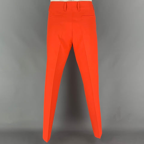 ACNE STUDIOS Size 42 Orange Cotton / Polyester Notch Lapel Suit