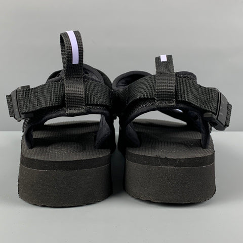 MCQ Taille 9 Sandales en mousse Breathe BR-7 en maille noire