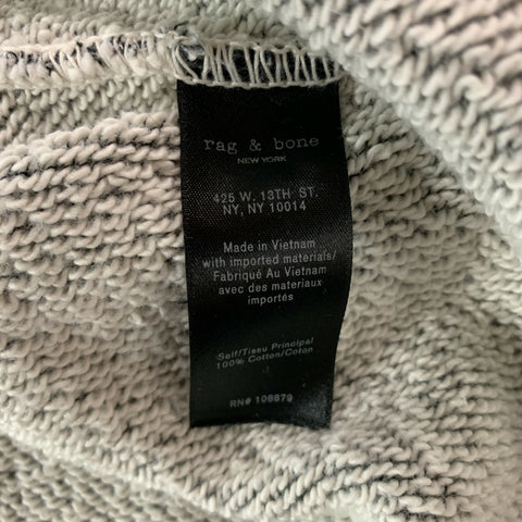 RAG &amp; BONE Taille XS Pull à col roulé en coton chiné gris - Femme