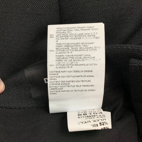 DSQUARED2 Taille 28 Pantalon habillé court en laine mélangée noire