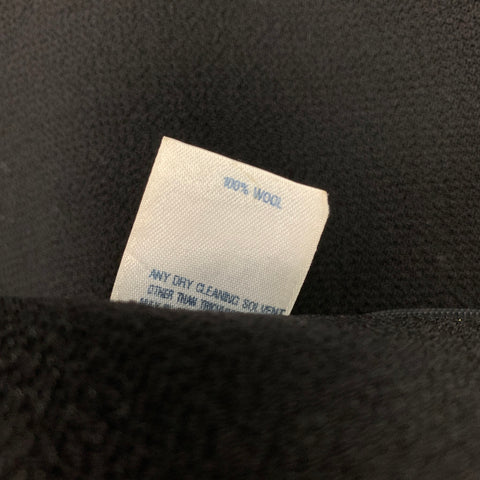 OSCAR DE LA RENTA Size 4 Black Crepe Wool Cocktail Dress