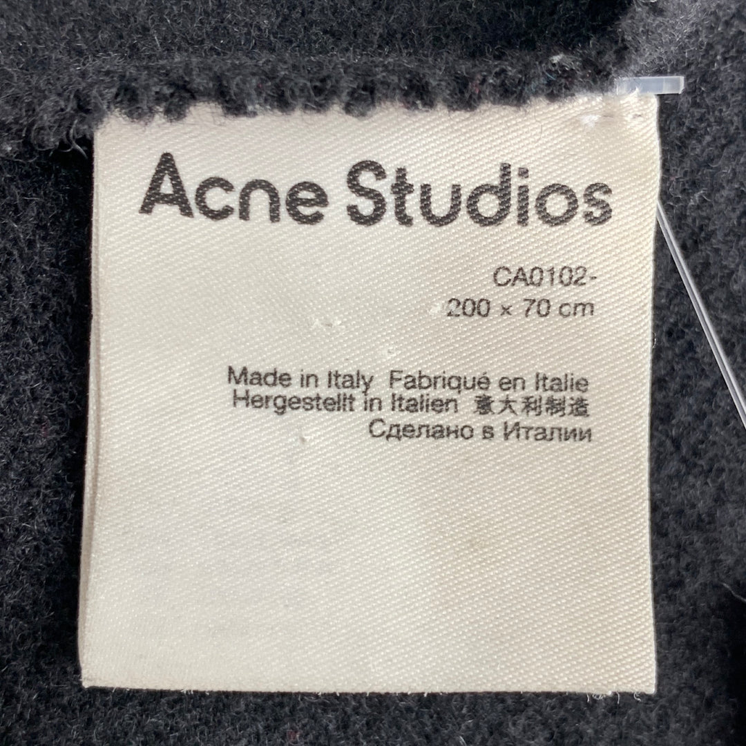 ACNE STUDIOS Bufandas de lana negras