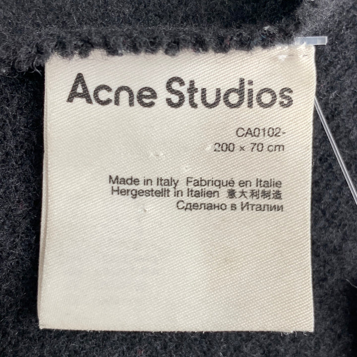 ACNE STUDIOS Écharpes en laine noire