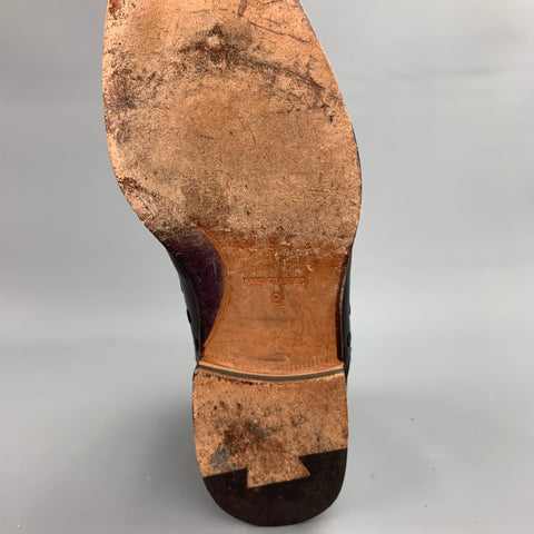 PAUL SMITH Taille 9 Bottes Chelsea en cuir noir fabriquées à la main