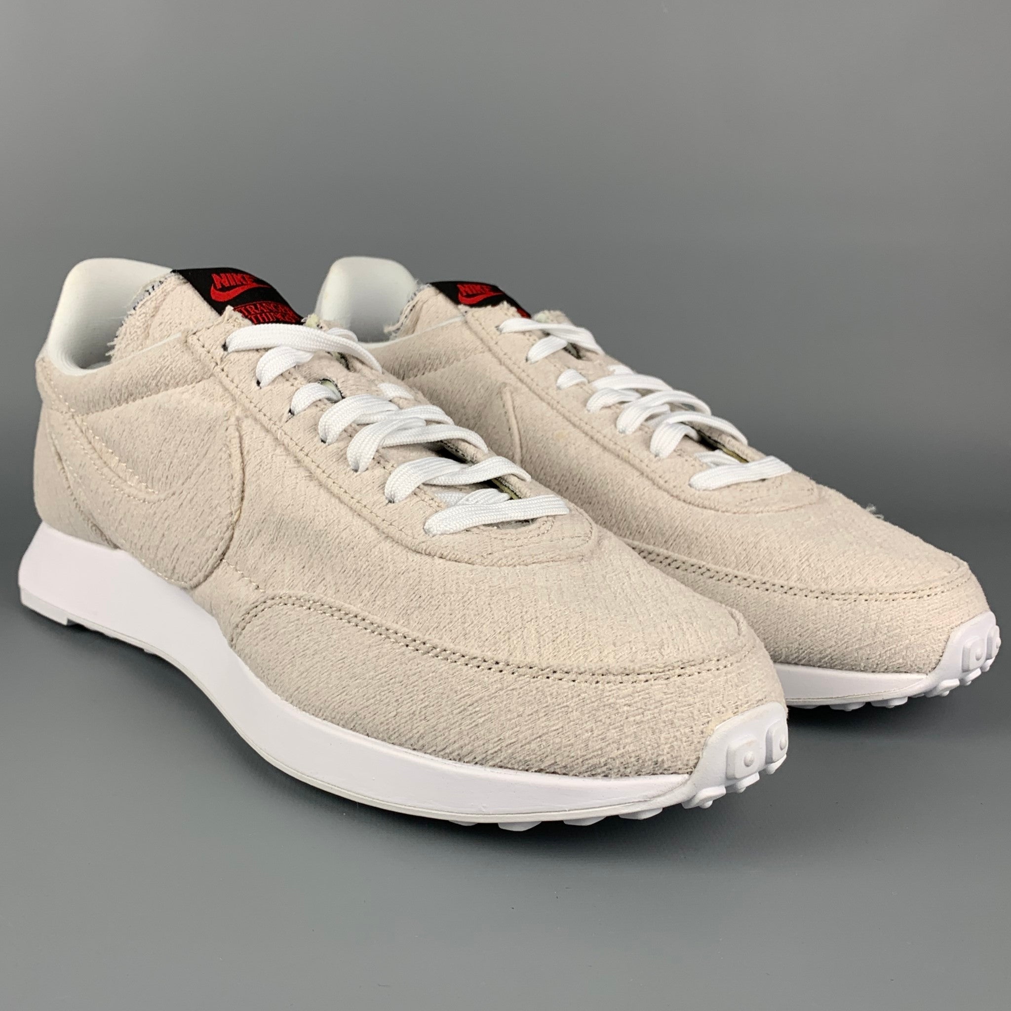 NIKE Air Tailwind QS UD x Stranger Things Size 10 Beige Cotton Sneakers Sui Generis Designer Consignment