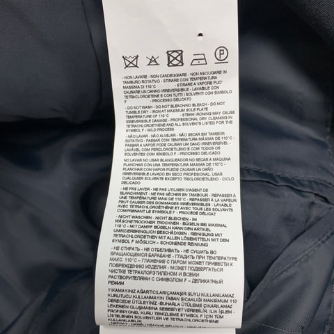 EMPORIO ARMANI Size 42 Navy Black Velvet Viscose Cupro Sport Coat