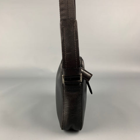 Vintage PRADA Black Leather Cross Body Handbag