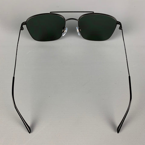 GIORGIO ARMANI AR 6080 Black Metal Aviator Sunglasses