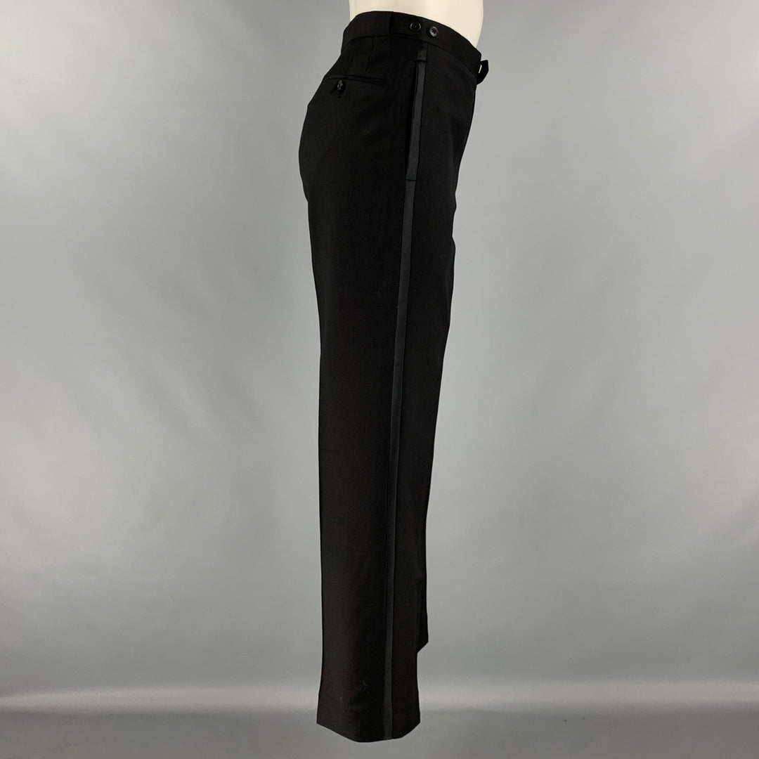 VINTAGE Size 30 Black Tuxedo Dress Pants – Sui Generis Designer