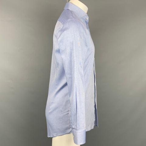 BOSS by HUGO BOSS Light Blue Cotton Button Down Long Sleeve Shirt