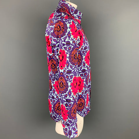PS by PAUL SMITH Size L Multi-Color Paisley Cotton Long Sleeve Shirt