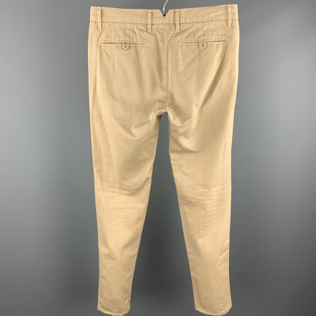 BAND OF OUTSIDERS Size 30 Khaki Cotton Button Fly Casual Pants