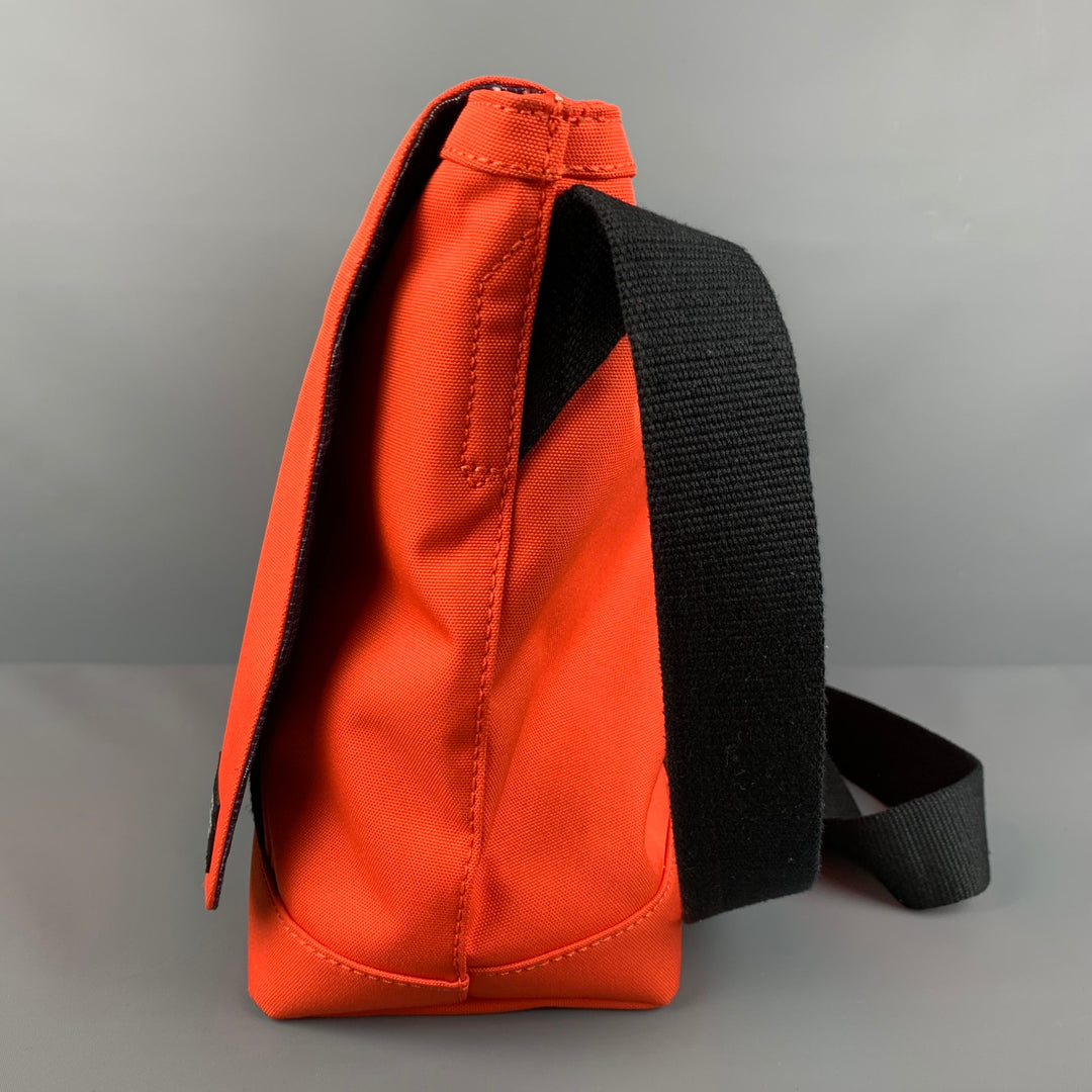 JACK SPADE Orange Black Canvas Cross Body Bag